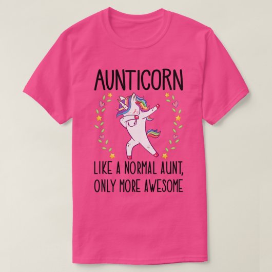 叔母のための叔母ギフトUnticornダビングUnicorn Tシャツ (デザイン正面)