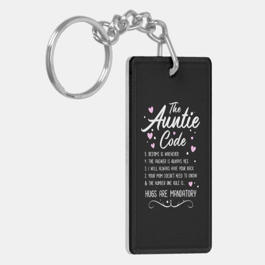 叔母のコード キーホルダー (正面左)