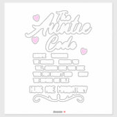 叔母のコード シール (シート)