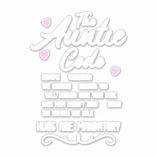 叔母のコード シール (正面)