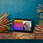 叔母のフレーム フォトプラーク (側面)