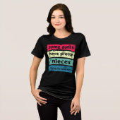 叔母の中には姪っかわいらしている トライブレンドTシャツ (正面全面)