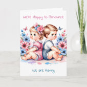 叔母の性別の表示 | 女の子がいる！ カード (正面)