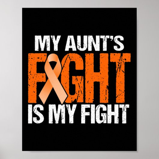 叔母の戦いは俺の白血病認識度か ポスター (正面)