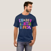 叔母の母のための私の叔母の時代のベビー発表 Tシャツ (正面フル)