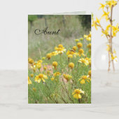 叔母の母の日のカードbyヤンツ カード (黄色い花)