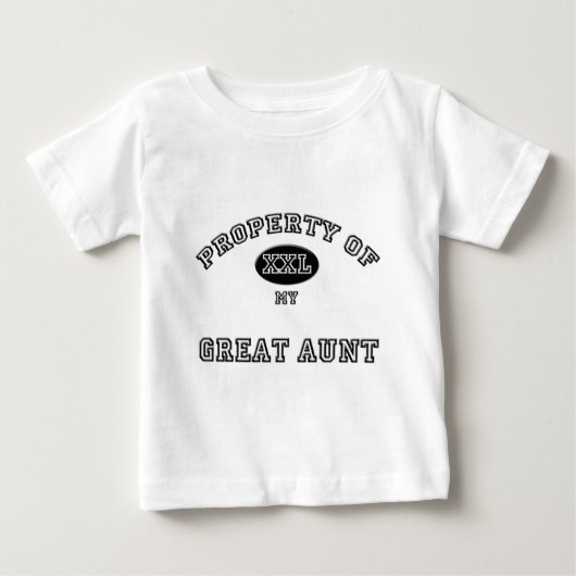 叔母の素晴らし財産 ベビーTシャツ (正面)