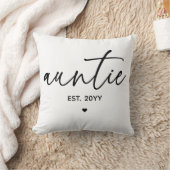 叔母の設立エレガントタイポグラフィニュー叔母 クッション (ブランケット)