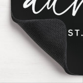 叔母の設立エレガントタイポグラフィニュー叔母 マウスパッド (コーナー)