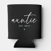 叔母の設立エレガントタイポグラフィニュー叔母 缶クーラー (裏面)