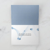 叔母の誕生日デイジーのドット カード (内部)