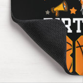 叔母の誕生日ボーイバスケットボールBデイデコレティ マウスパッド (コーナー)