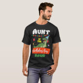 叔母の誕生日少年ラプター叔母 Tシャツ (正面フル)