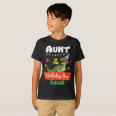 叔母の誕生日少年ラプター叔母 Tシャツ (正面フル)