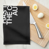 叔母の贈り物として熱狂するいけないと キッチンタオル (四つ折り)