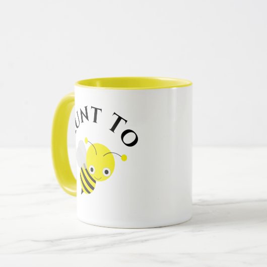 叔母は新しい叔母の妊娠の発表になる マグカップ (正面左)