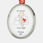 叔母は私が天使だと言ってる! メタルオーナメント (左)