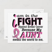 叔母は私にとって乳がんという意味だ ポストカード (正面/裏面)