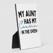 叔母は私のいとこのオーブンを持っている フォトプラーク (側面)
