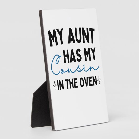 叔母は私のいとこのオーブンを持っている フォトプラーク (側面)