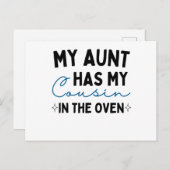 叔母は私のいとこのオーブンを持っている ポストカード (正面/裏面)