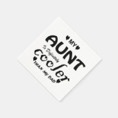 叔母は私のクールパパより間違いない スタンダードカクテルナプキン (角)