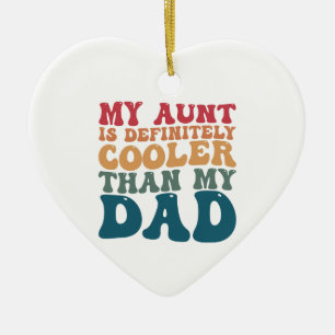 叔母は私のクールパパより間違いない セラミックオーナメント