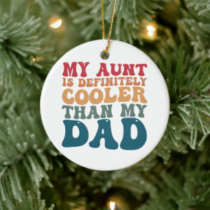 叔母は私のクールパパより間違いない セラミックオーナメント