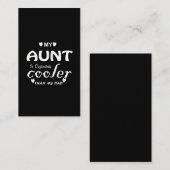 叔母は私のクールパパより間違いない 名刺 (正面/裏面)