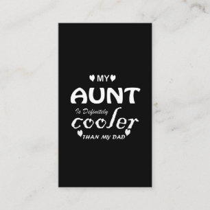 叔母は私のクールパパより間違いない 名刺