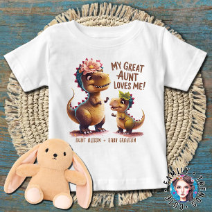 叔母は素晴らし私を愛している ベビーTシャツ