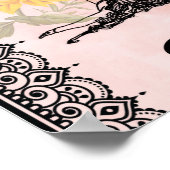 叔母への贈り物、姪からのヒマワリの贈り物 ポスター (角)