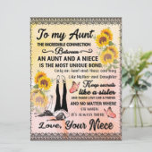 叔母への贈り物、姪からのヒマワリの贈り物 メニュー (スタンド正面)