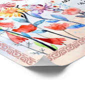 叔母への贈り物、姪からの蝶のプレゼント ポスター (角)