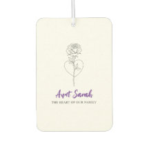 叔母エアフレッシュナー – 私たちの家族のハート