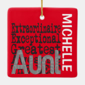 叔母エクストラノーネレカスタムール セラミックオーナメント (裏面)