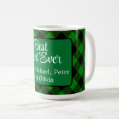 叔母エバ最高のークラシックグリーンプライドホリーベリー コーヒーマグカップ (正面右)