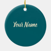 叔母エバ最高のーヴィンテージ叔母誕生日ゴッドマザー セラミックオーナメント (裏面)