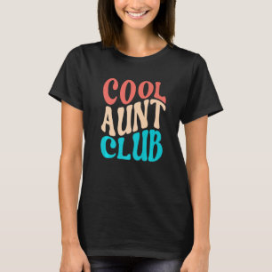 叔母カッコいいクラブおもしろいレトロカッコいい叔母クラブ Tシャツ
