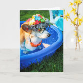 叔母ガッシー誕生日カード カード (黄色い花)