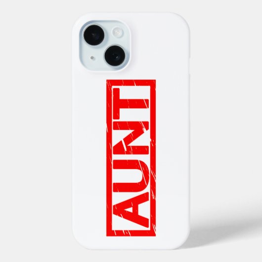 叔母スタンプ Case-Mate iPhoneケース (裏面)