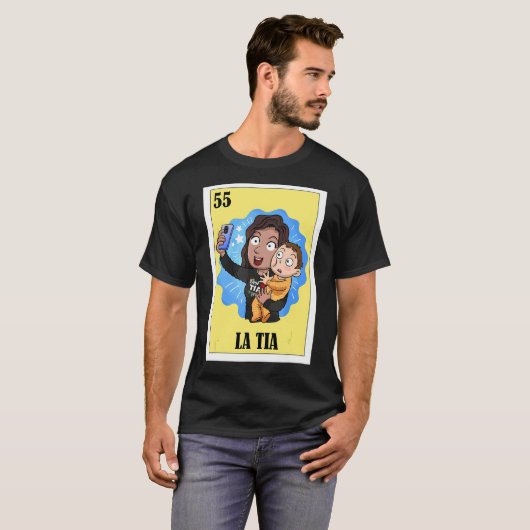 叔母スペインの宝くじメキシコビンゴラティア Tシャツ (正面フル)