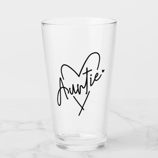 叔母ハート |おばさんへのギフト | タンブラーグラス