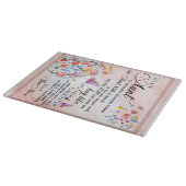 叔母パーソナライズされた宛の手紙 カッティングボード (角)