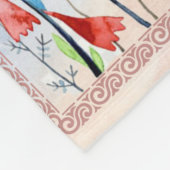 叔母パーソナライズされた宛の手紙 フリースブランケット (角)