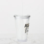 叔母パーソナライズされた杯 アクリルタンブラー (右)