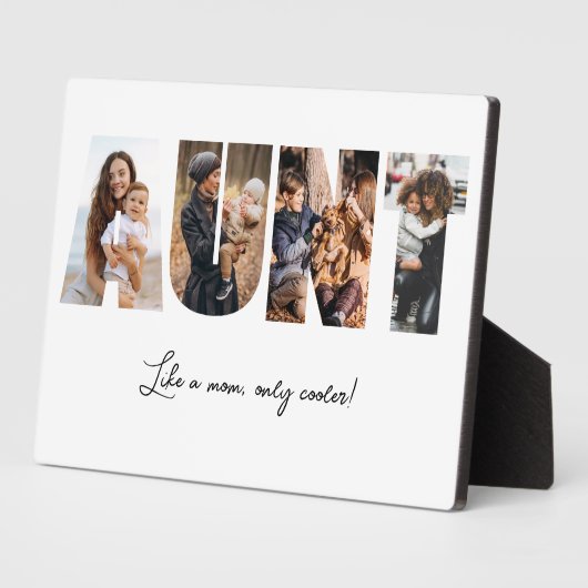 叔母フォトコラージュのプラーク フォトプラーク (側面)