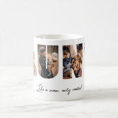 叔母フォトコラージュマグギフト コーヒーマグカップ (中央)