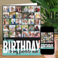 叔母フォトコラージュ31写真ハッピーバースデー