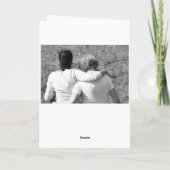 叔母フラワーズ誕生日カード カード (裏面)